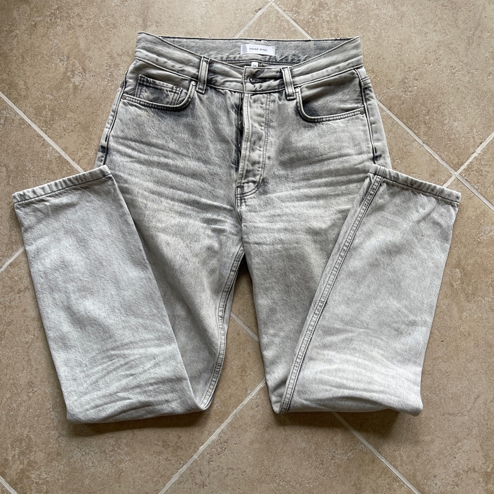 Anine Bing Jeans, size 26, washed grey, good condition‼️firm price‼️